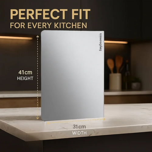 Multi-Purpose Stainless Steel Cutting Board (41x31 cm) big size